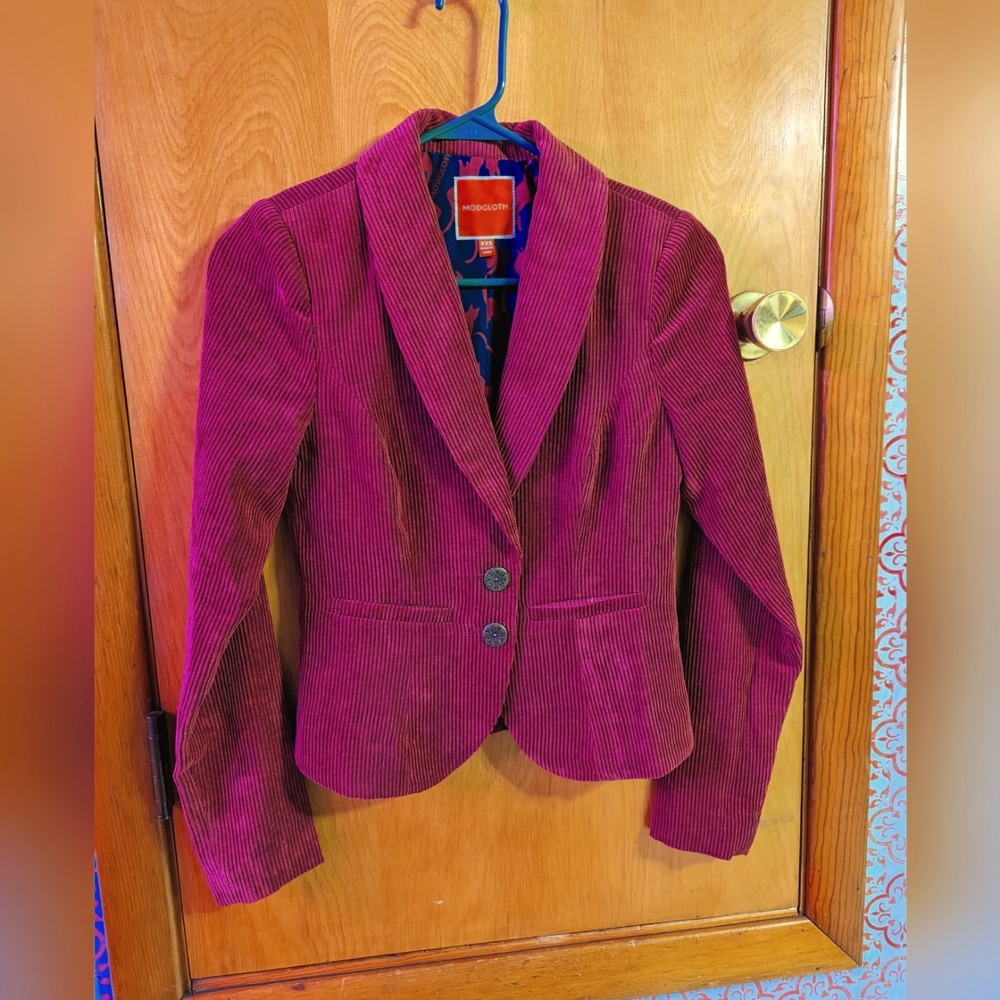 Modcloth corduroy blazer